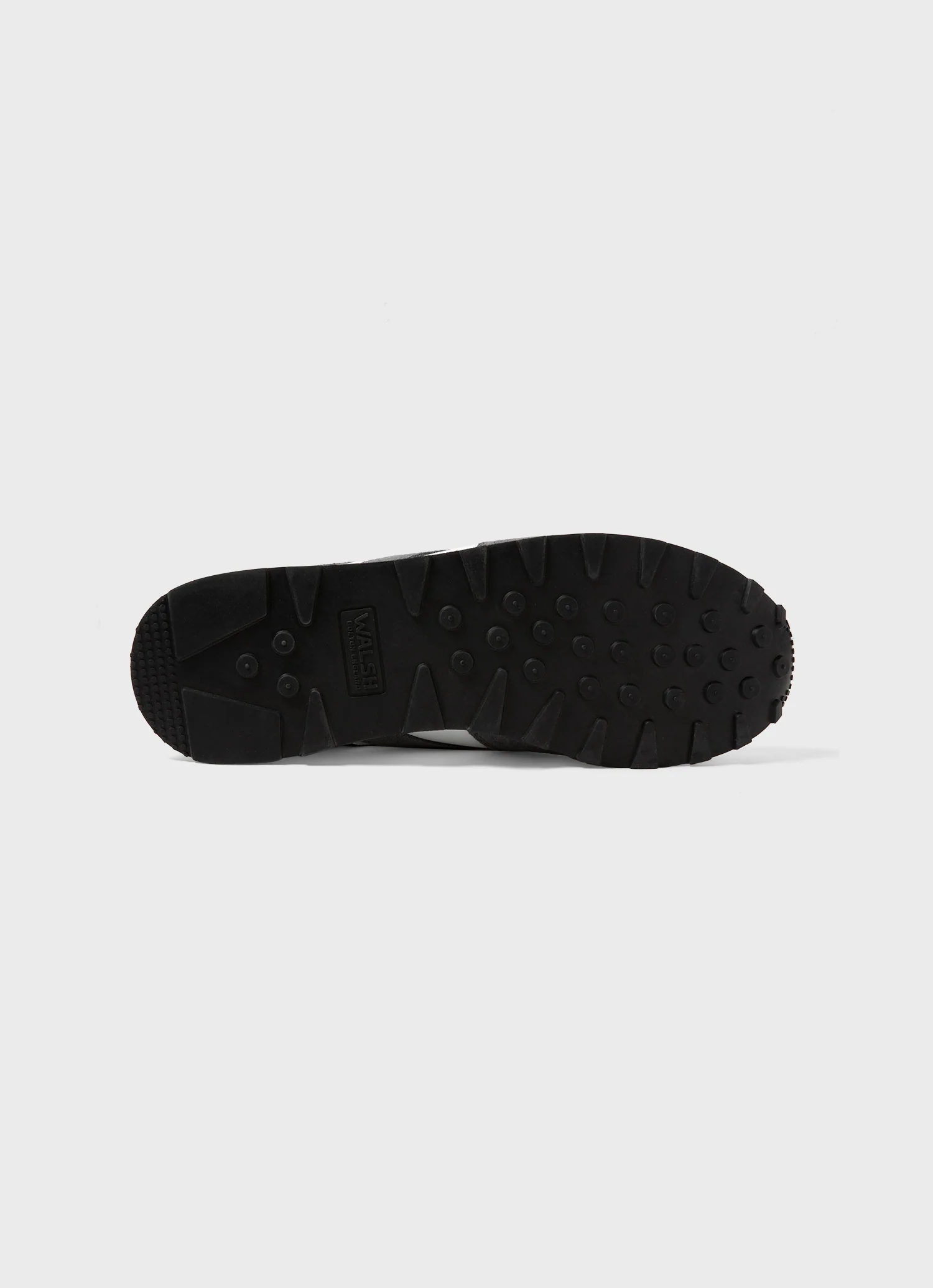 Men's Walsh and Sunspel Trainer in Grey/White - Image 3