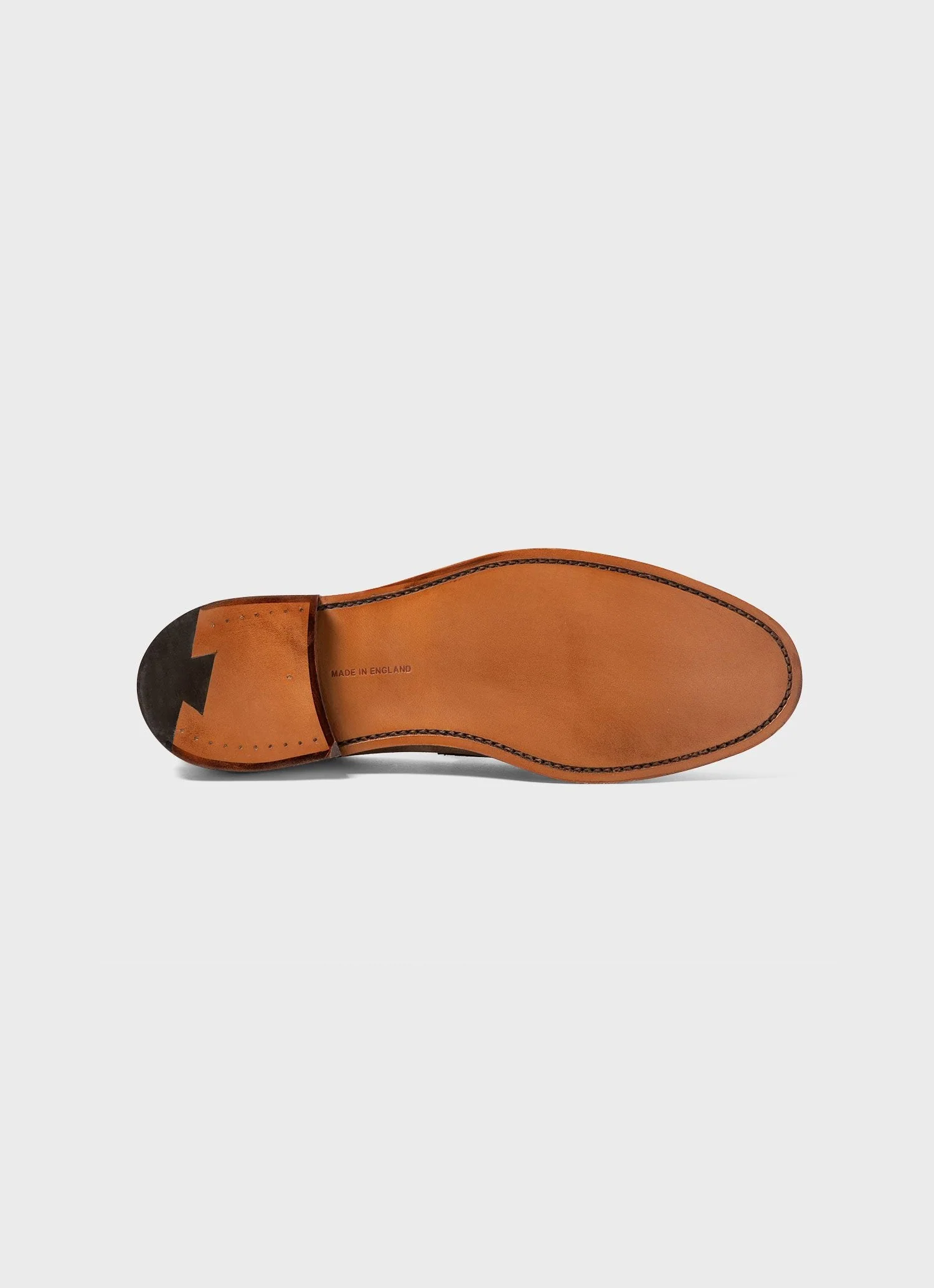 Men's Sunspel and Trickers Suede Loafer in Light Brown - Image 4