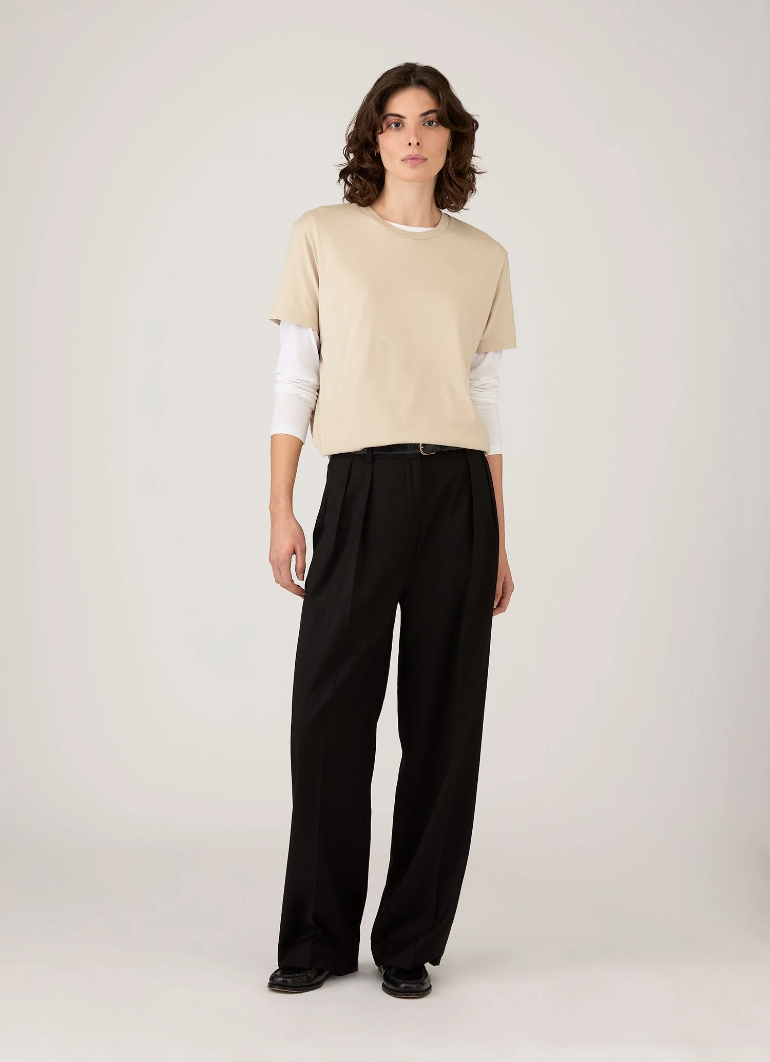 Women's Boy Fit T-shirt in Hazelwood - Image 2