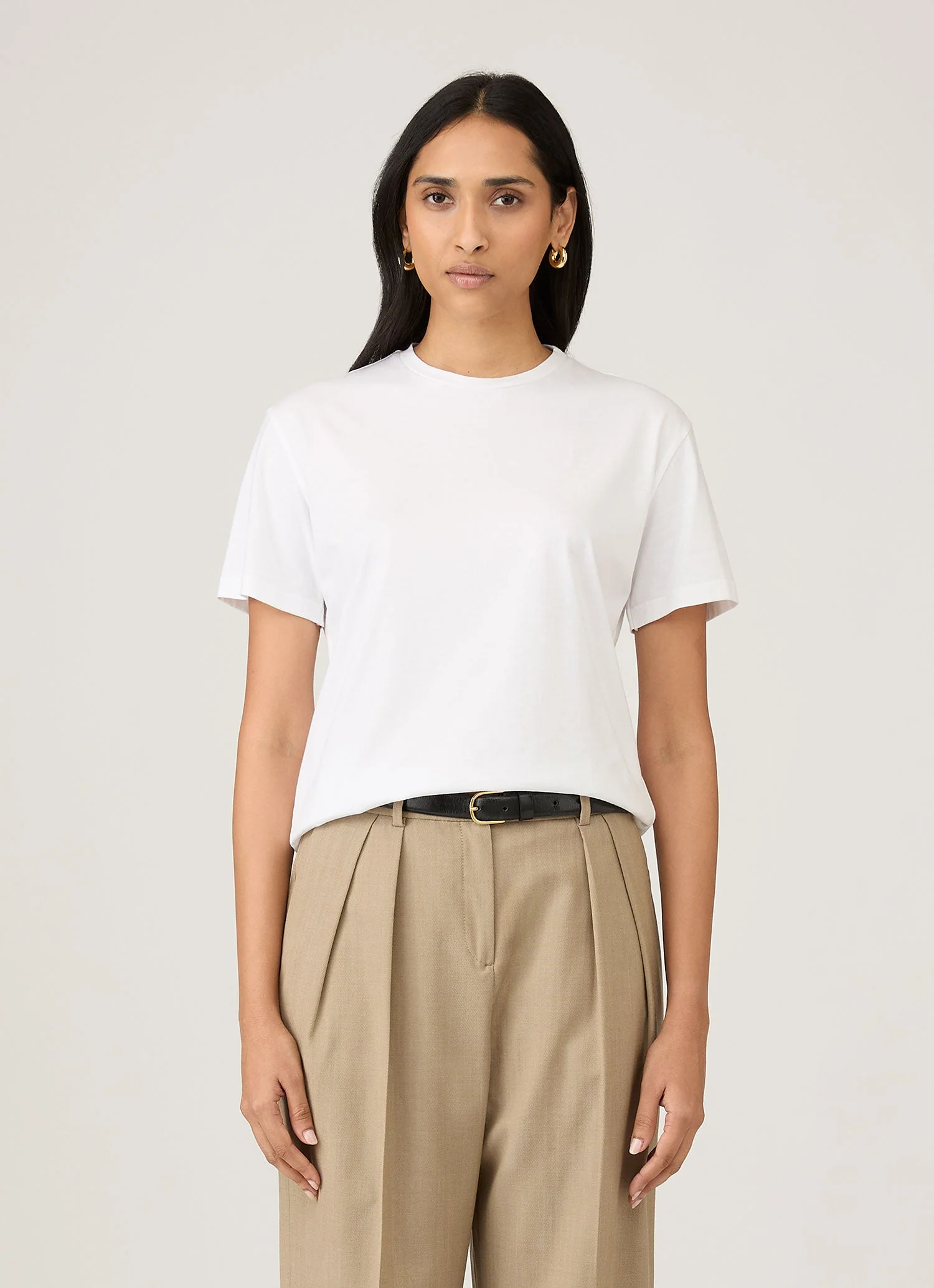 Women's Boy Fit T-shirt in White