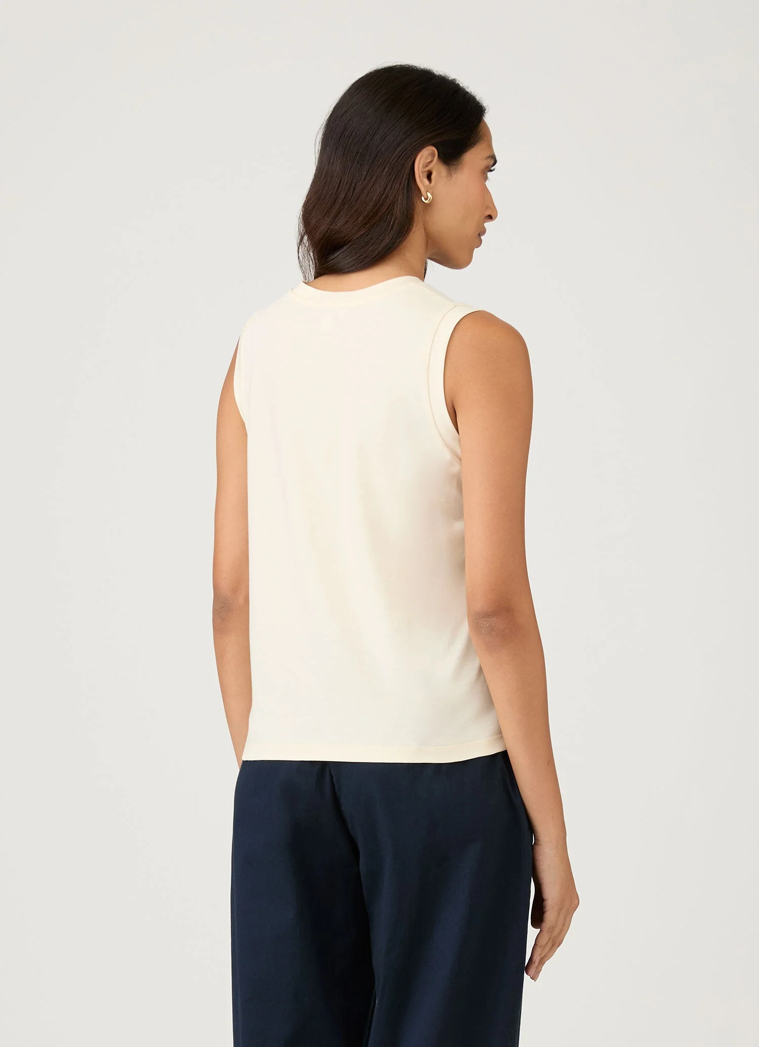 Women's Boyfit Tank in Undyed - Image 3