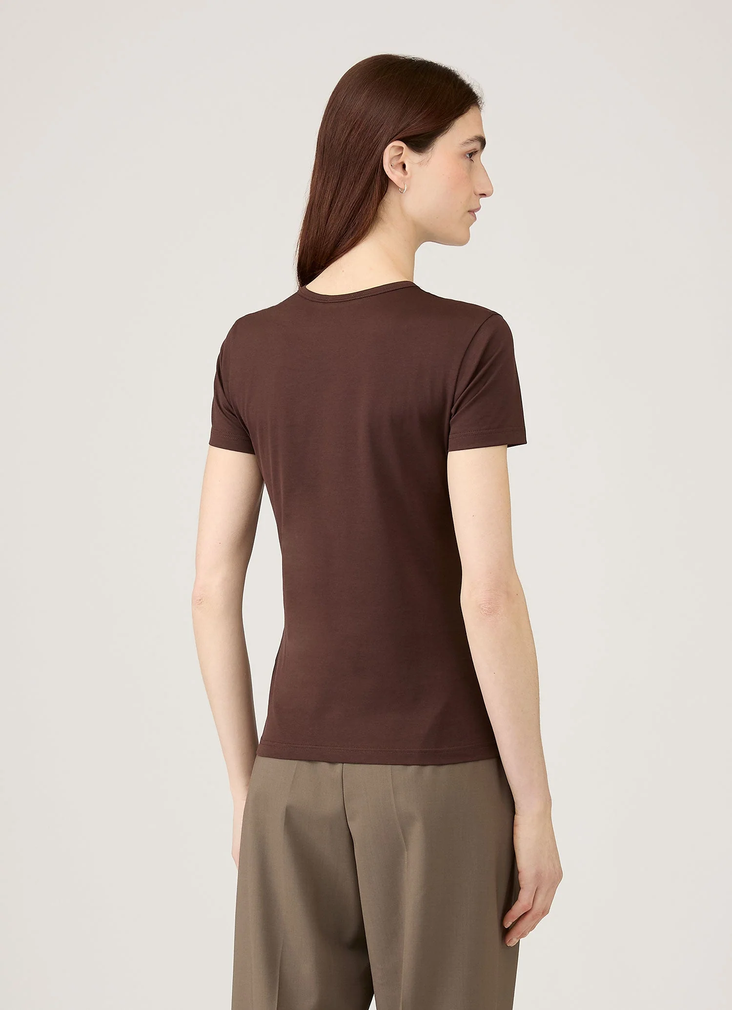 Women's Classic T-shirt in Truffle - Image 3