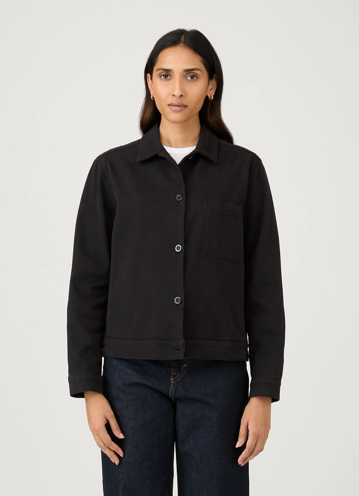 Women's Chore Jacket in Black