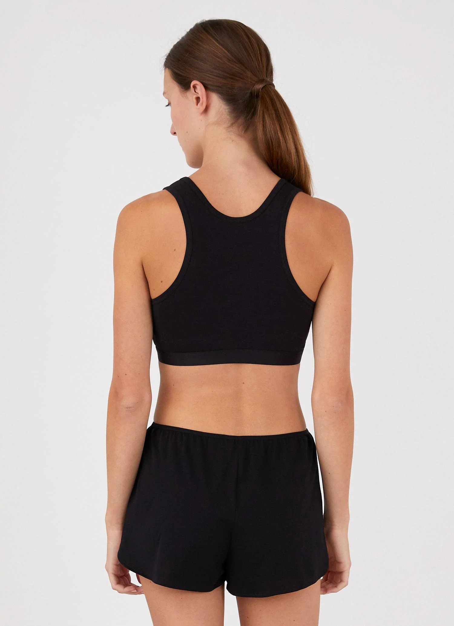 Women's Crop Top in Black - Image 3