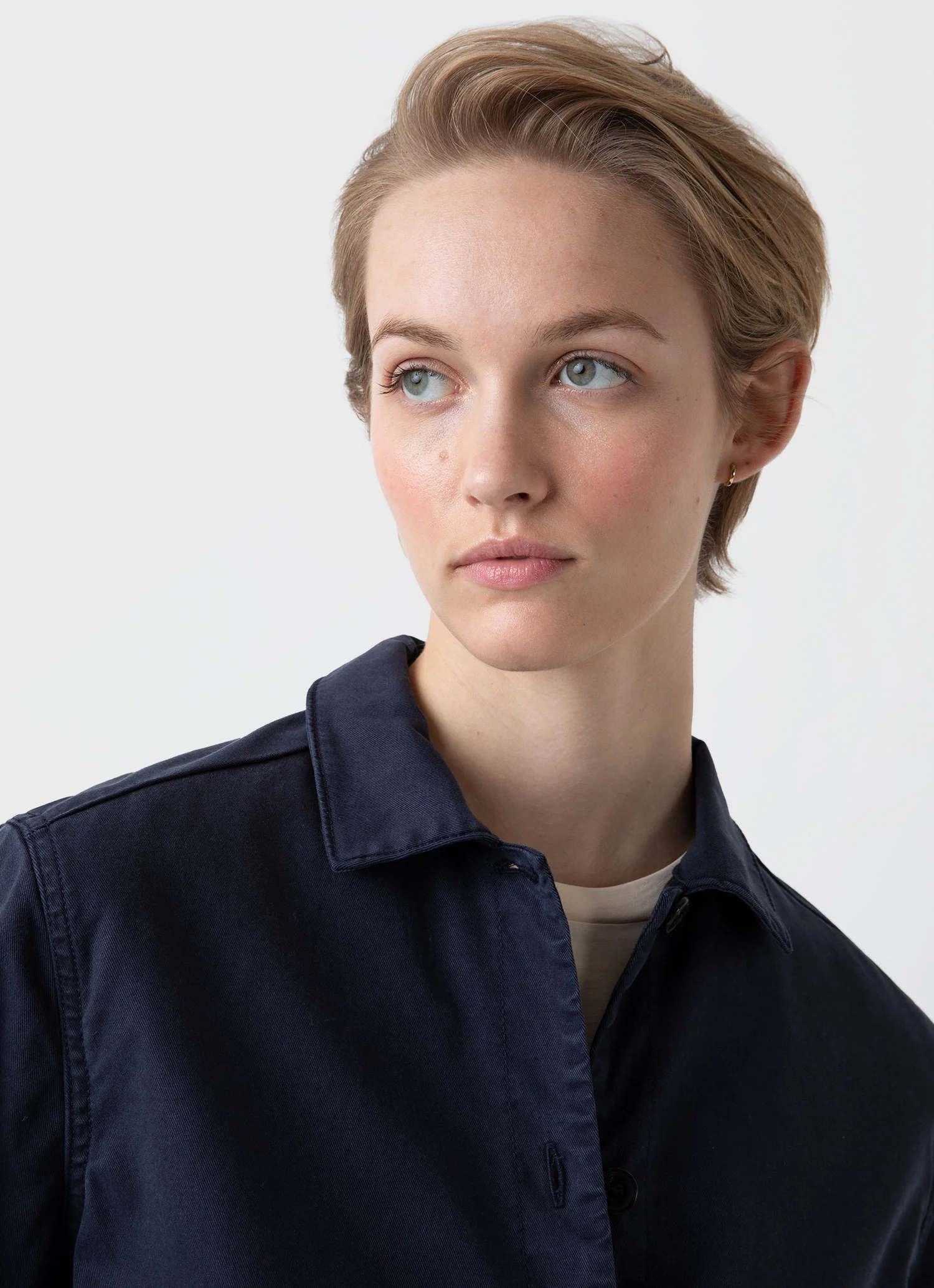 Women's Twin Pocket Jacket in Navy - Image 2